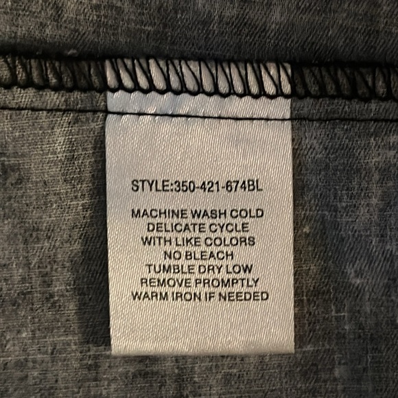 Roper Western Equestrian Cowgirl Horses V-Neck‎ Button Up Shirt Womens Plus 2X - Picture 9 of 9